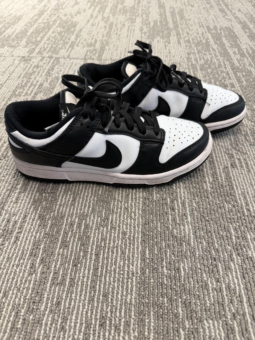 Nike Dunk Low Retro Shoes Womens Size 7 Black White Panda Low Top DD1503-101